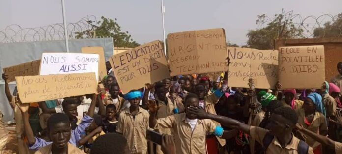 Projet REVE à Djibo : Les enfants ont plaidé sur la réouverture des salles de classes